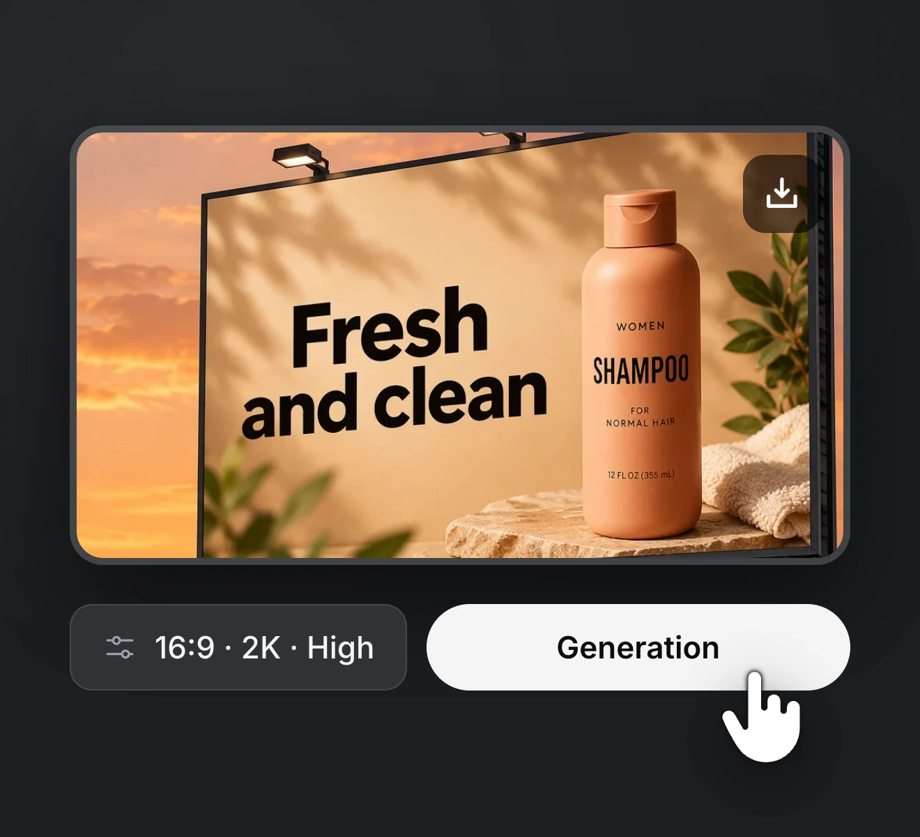 Generate and download